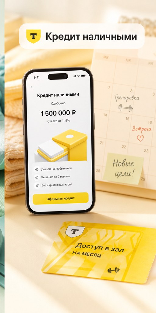 Кредит наличными Т‑Банк